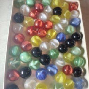 Vintage marbles lot of 60